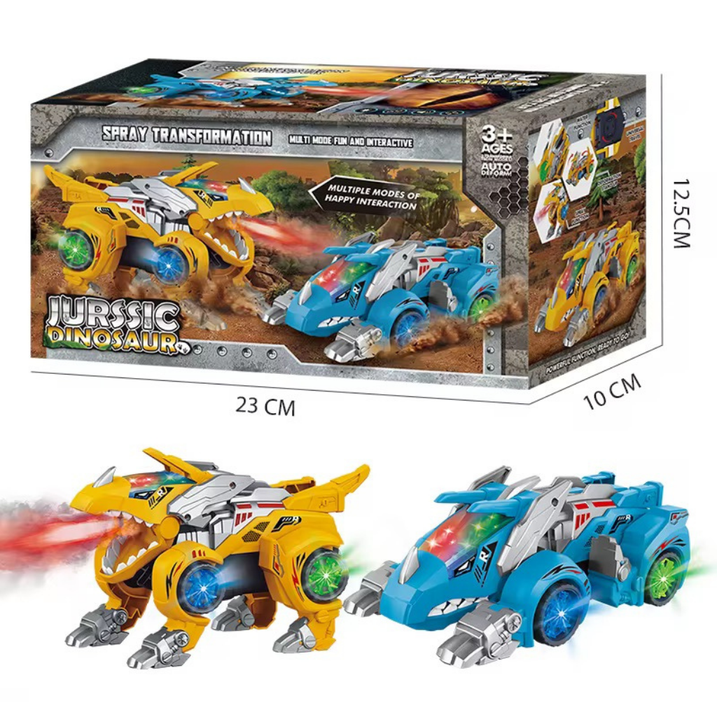 Carro Dino Classic Transformer Bota humo