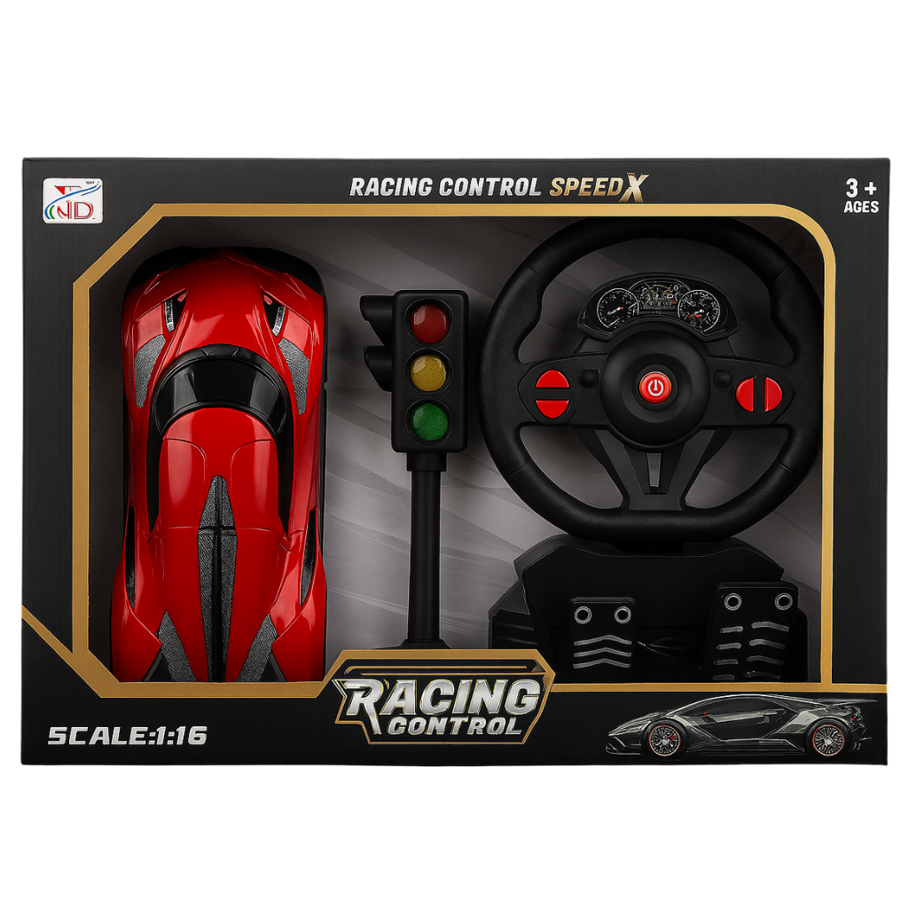 Carro A Control Remoto, Semáforo y Timón Pedal