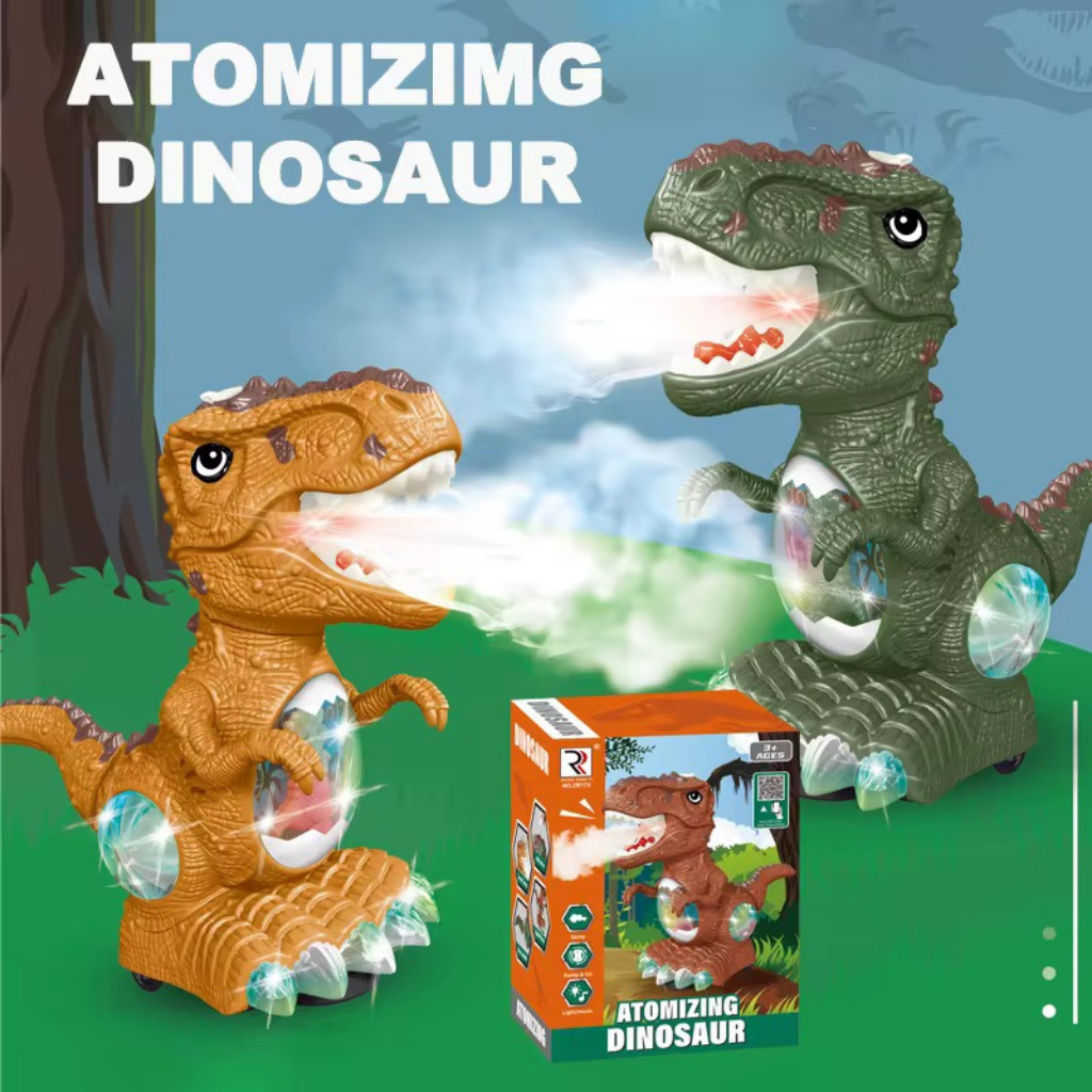 Dinosaurio Musical Lanza Humo
