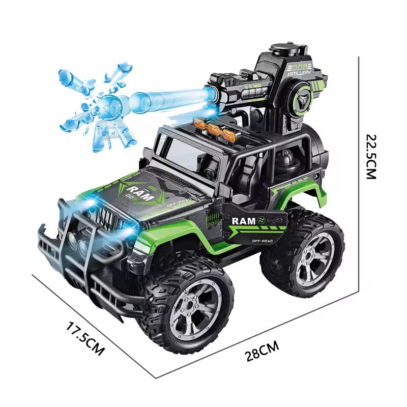 Carro Jeep Lanza Balas Hidrogel