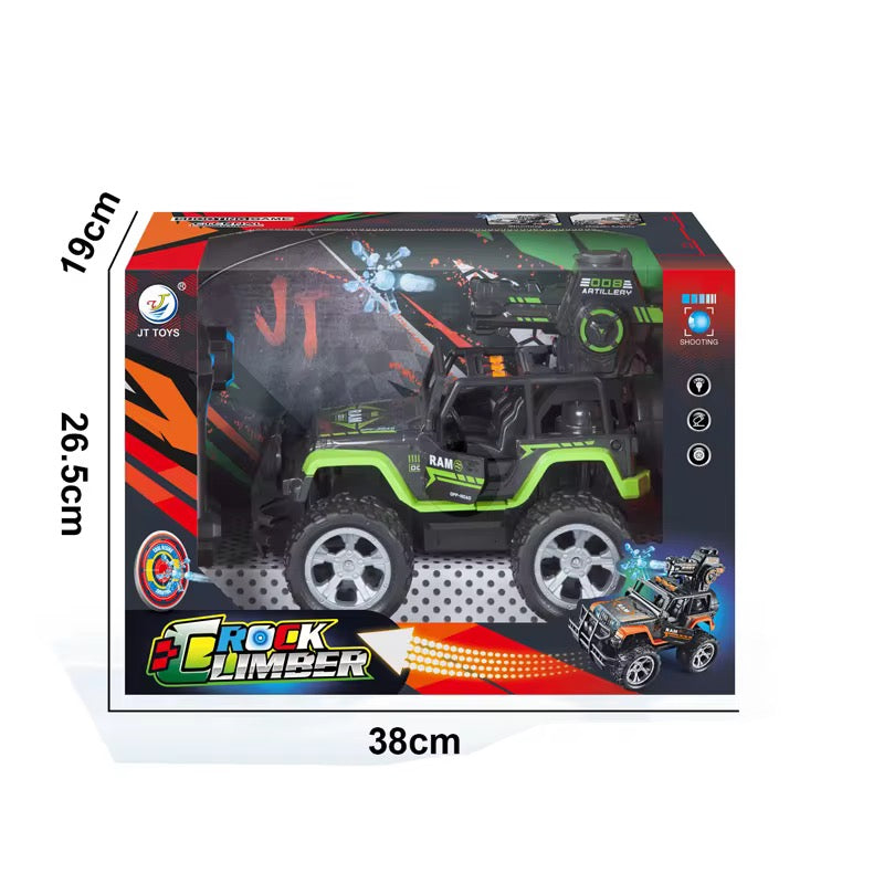 Carro Jeep Lanza Balas Hidrogel