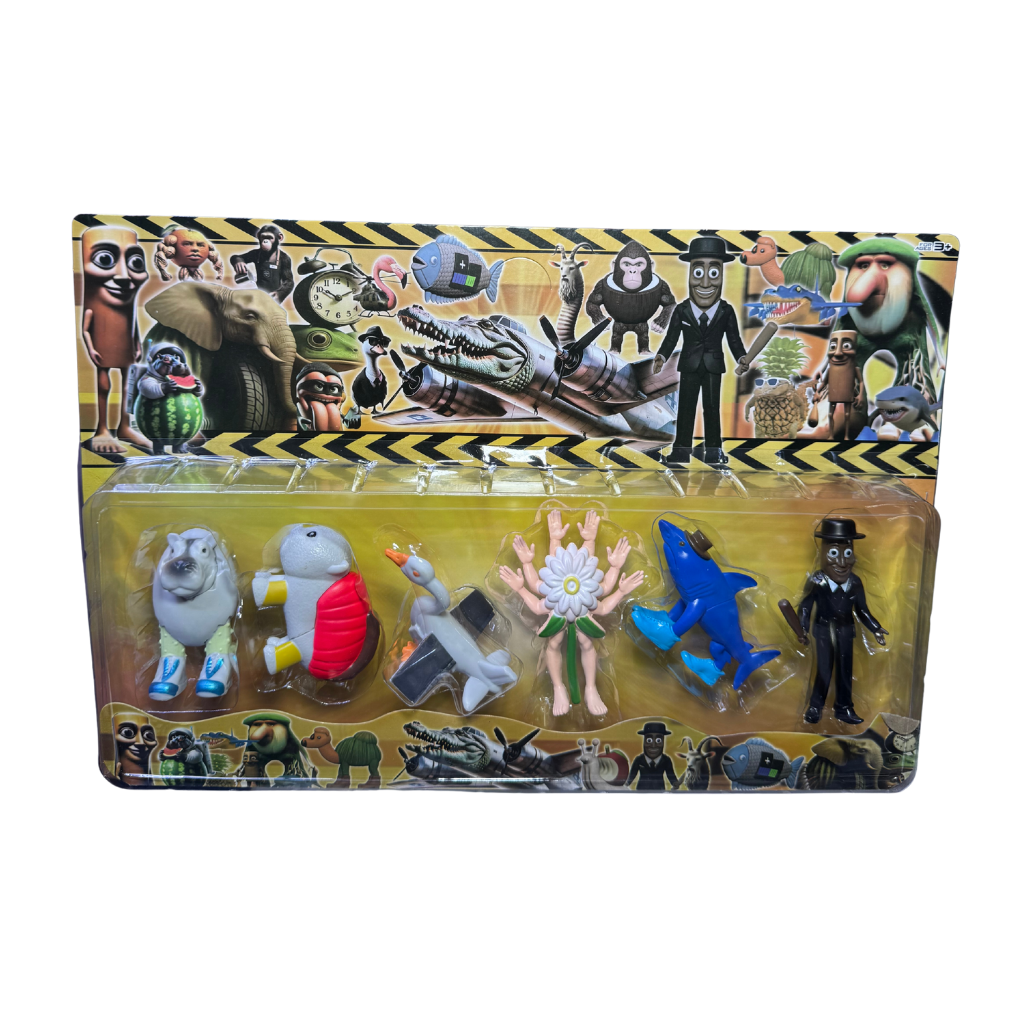 Set De 6 Personajes Brain Rot