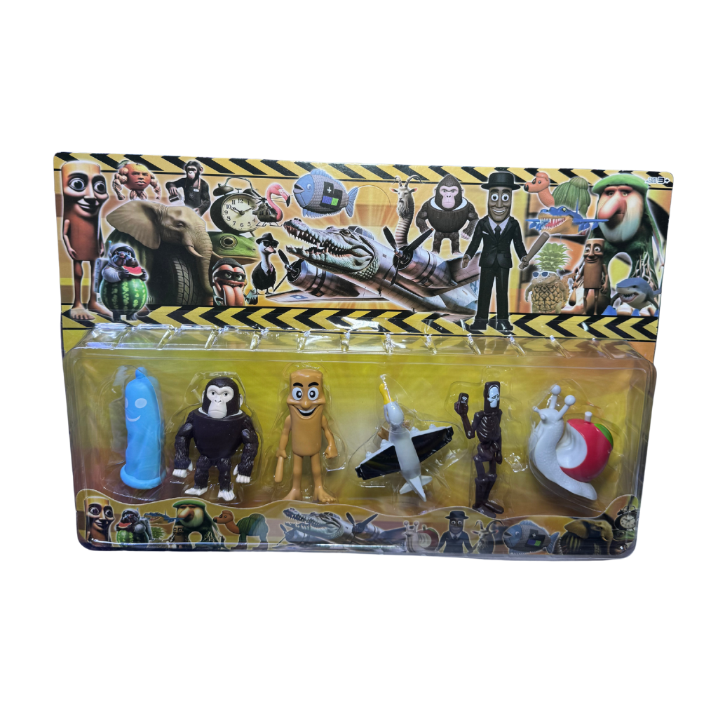 Set De 6 Personajes Brain Rot