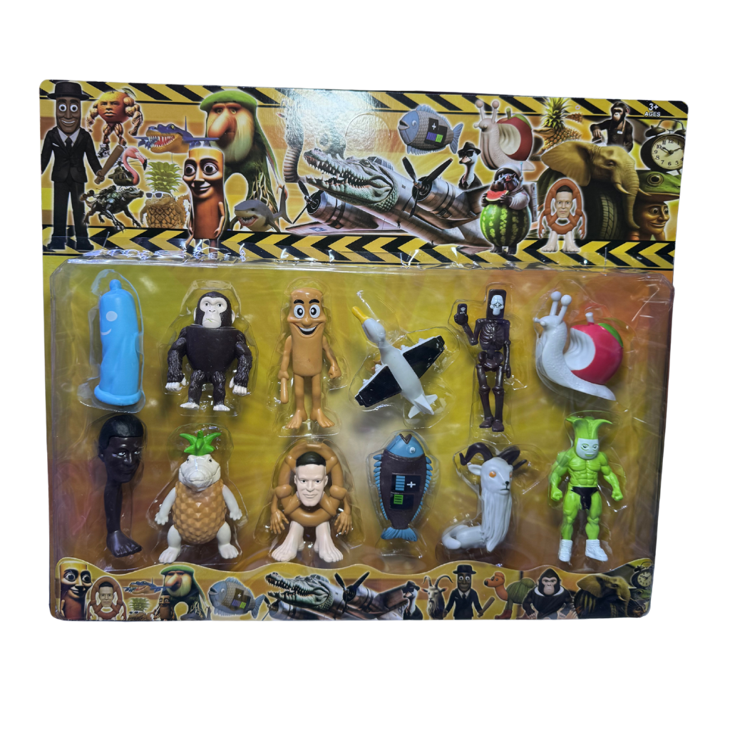 Set De 12 Personajes De Brain Rot