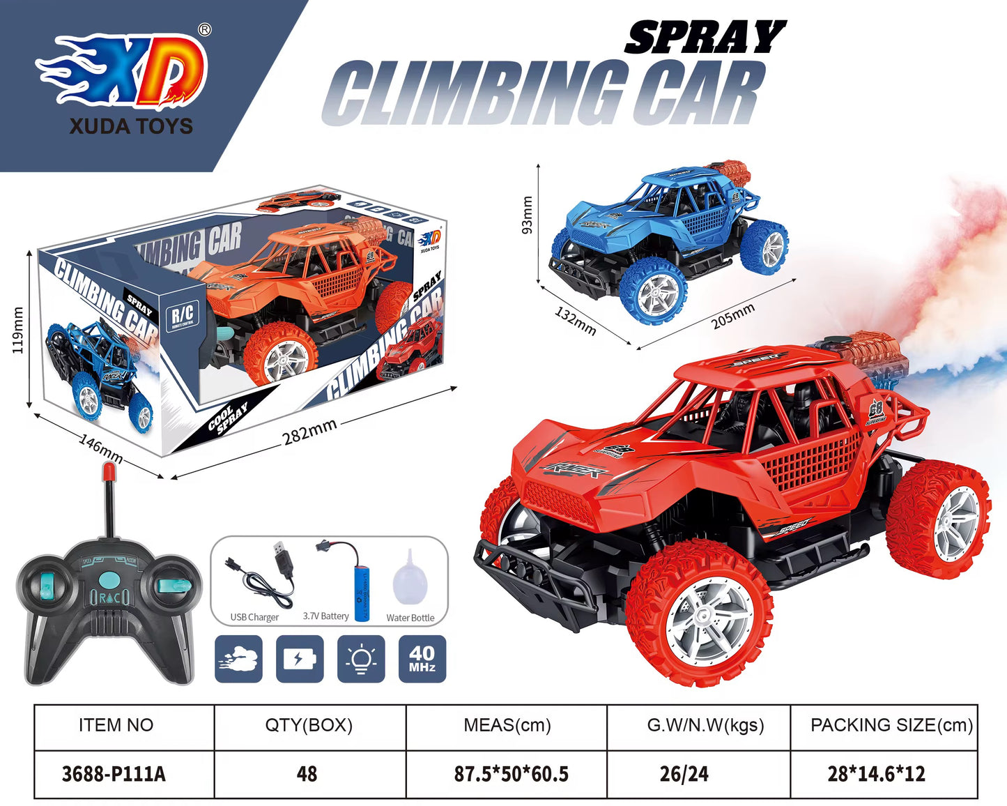 Carro a Control Remoto Climbing Car