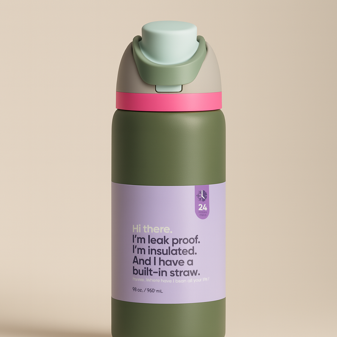 Botella Tomatodo Acero Inoxidable De 32oz 950ml