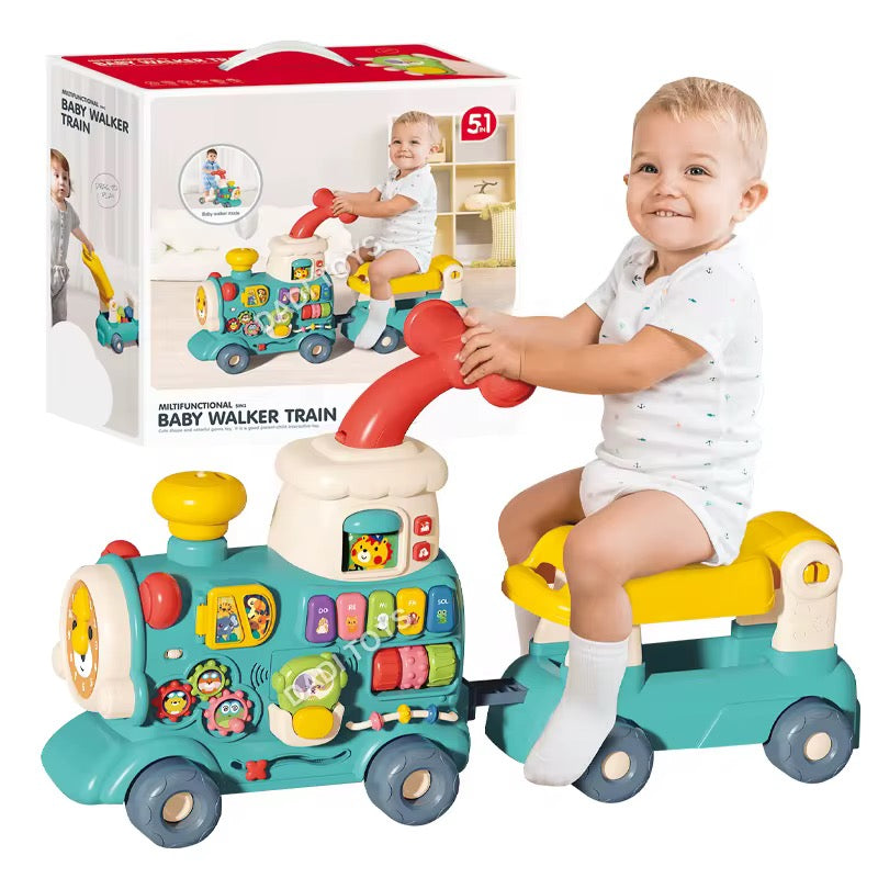 Trencito Andador 5 en 1 Interactivo para Bebé