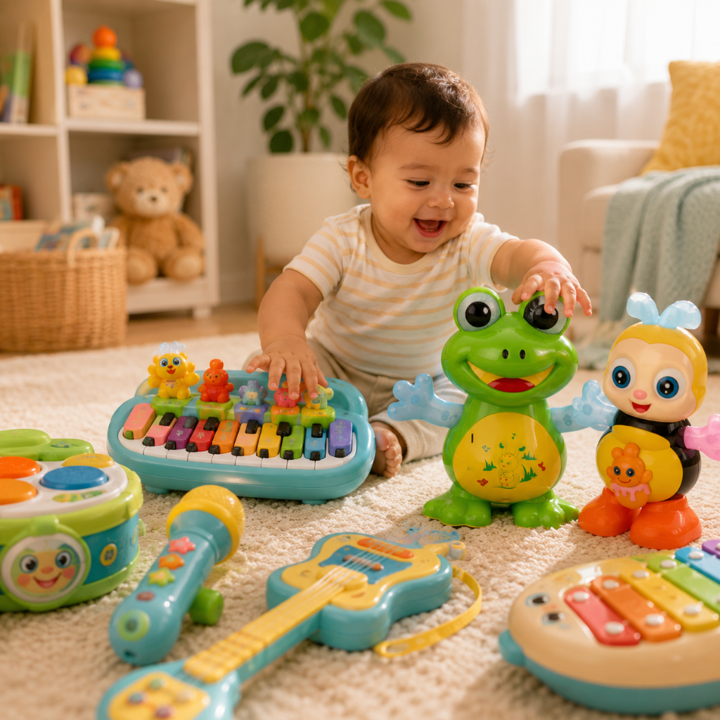 Juguetes musicales e interactivos
