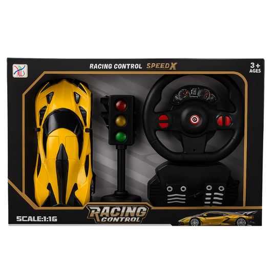 Carro A Control Remoto, Semáforo y Timón Pedal