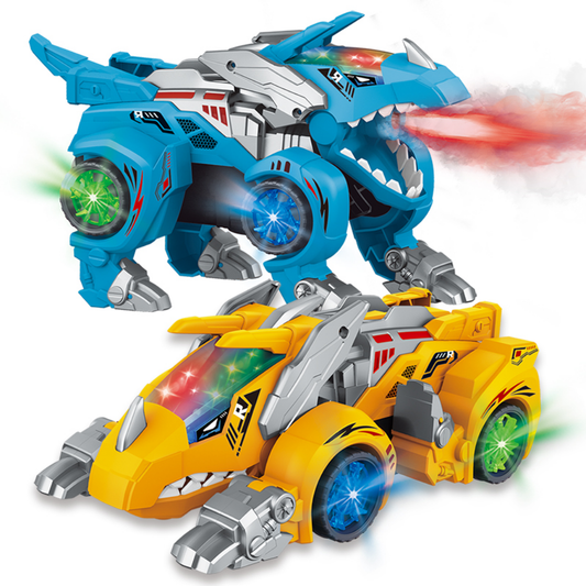 Carro Dino Classic Transformer Bota humo