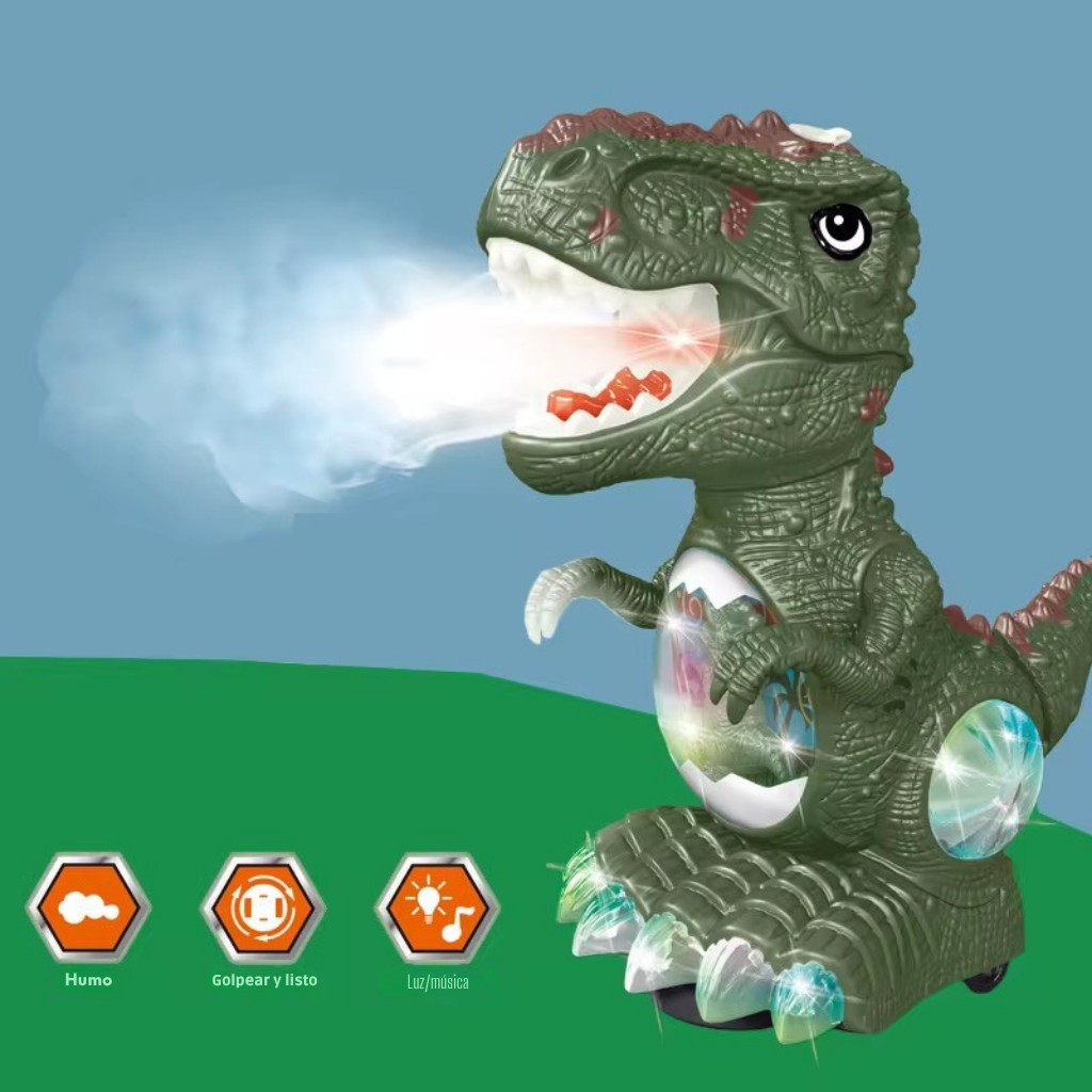 Dinosaurio Musical Lanza Humo