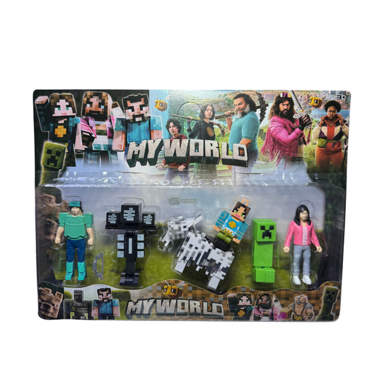 Set De Minecraft 4 Personajes