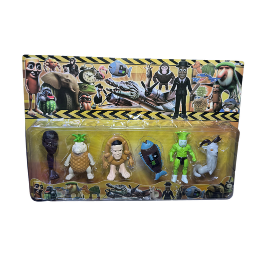 Set De 6 Personajes Brain Rot