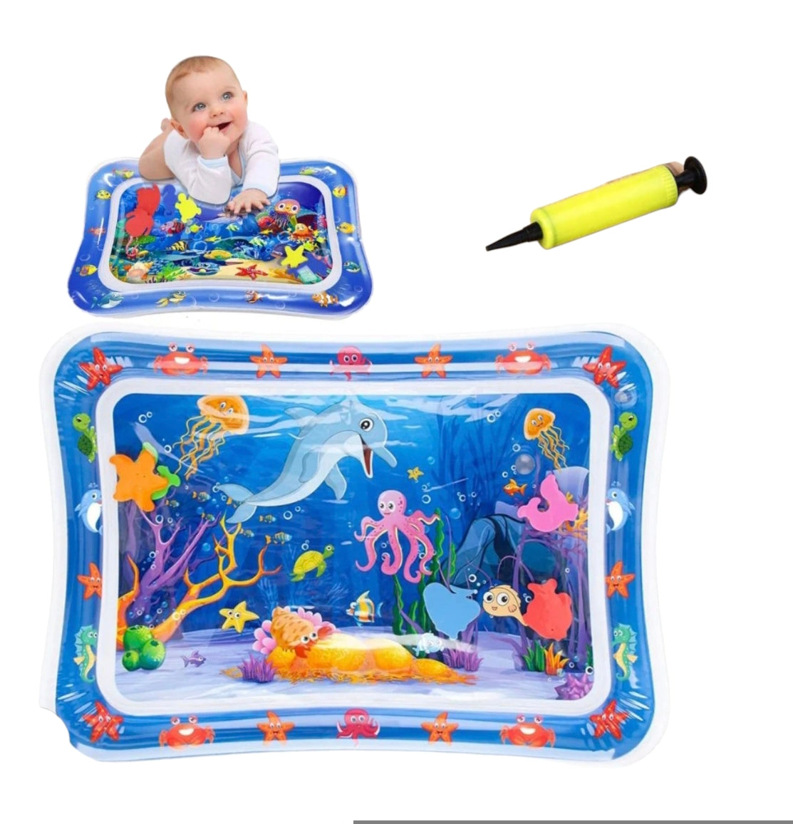 Alfombra De Agua Sensorial Con Inflador