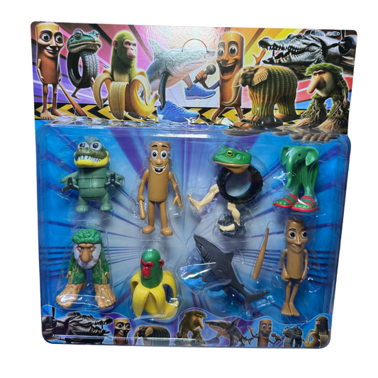 Set De 8 Personajes De Brain Rot