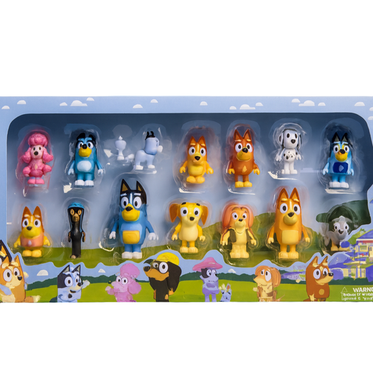 Set De Bluey De 14 Personajes