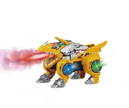 Carro Dino Transformer bota humo