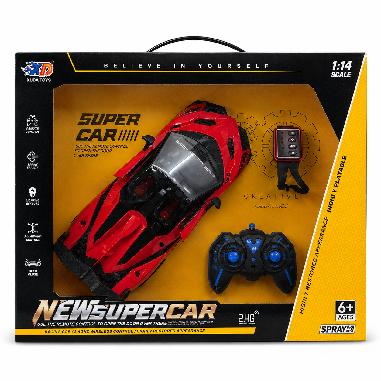 Carro Deportivo Control Remoto y Pulsera
