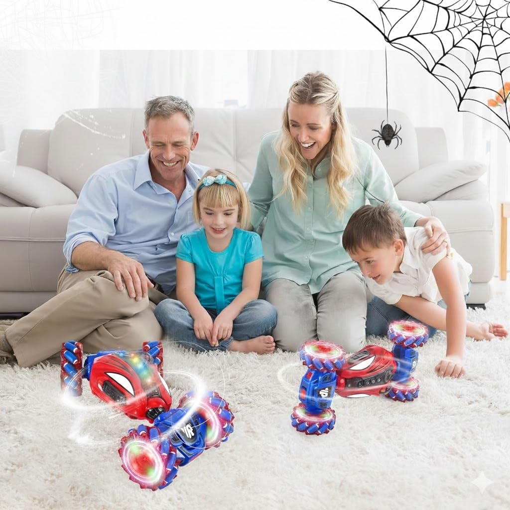 Carro Loco Spiderman 360° Control Remoto