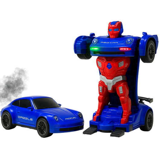 Carro Deportivo Azul Bota Humo