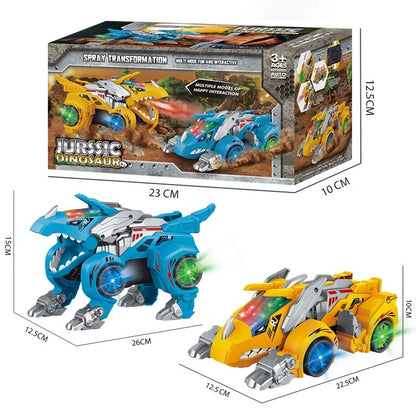 Carro Dino Transformer bota humo