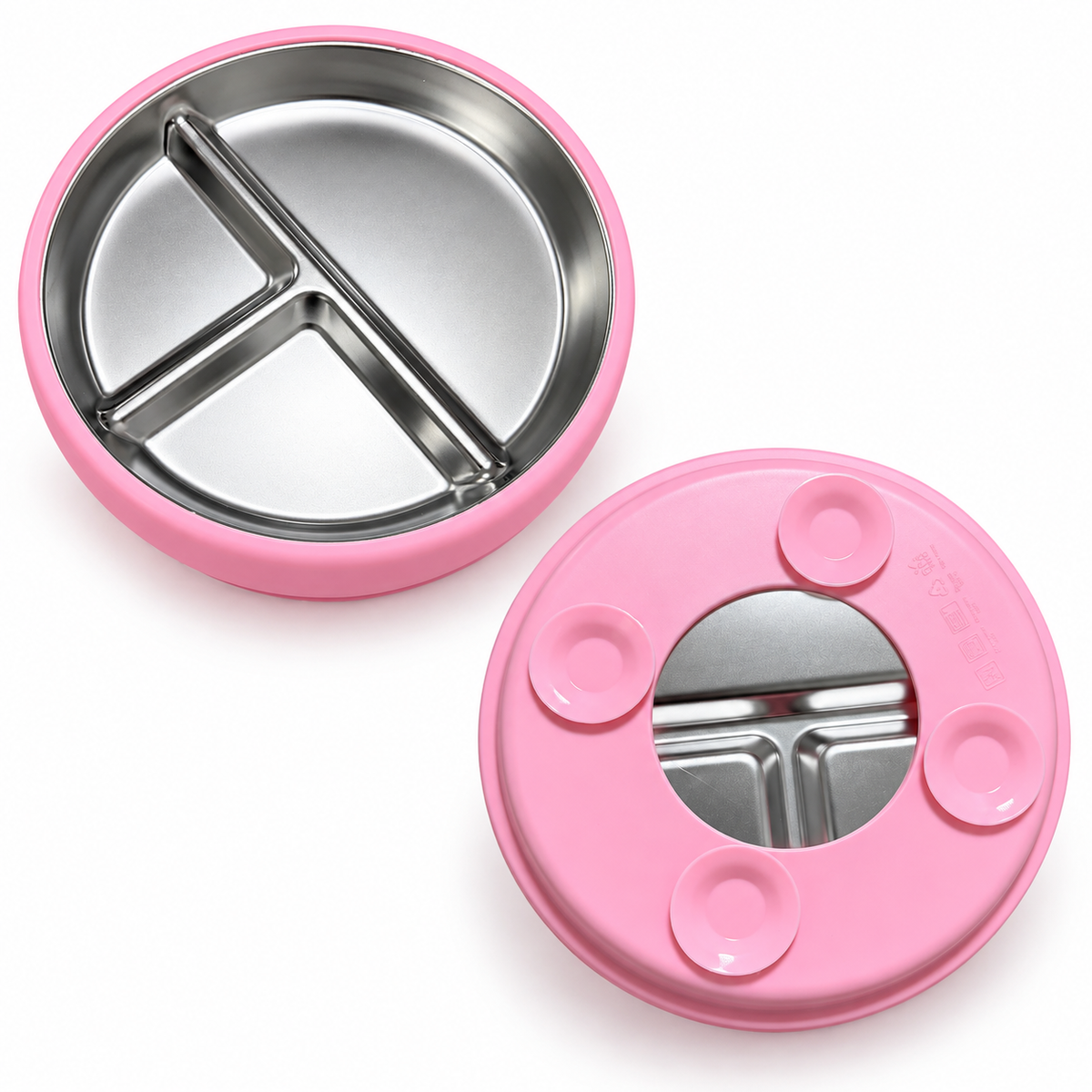 Set de Alimentación para Bebé 6 Piezas – Acero Inoxidable y Silicona