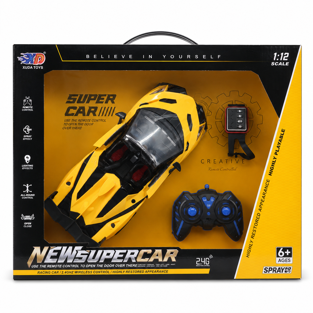 Carro Deportivo Control Remoto y Pulsera