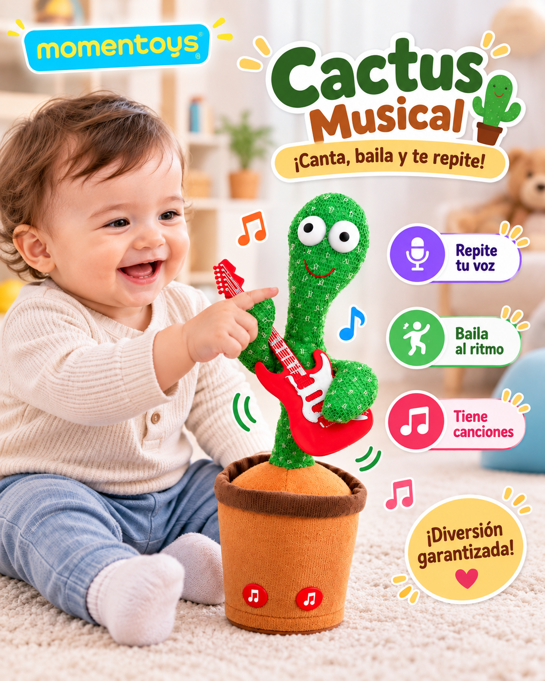 Cactus Bailarín y Hablador