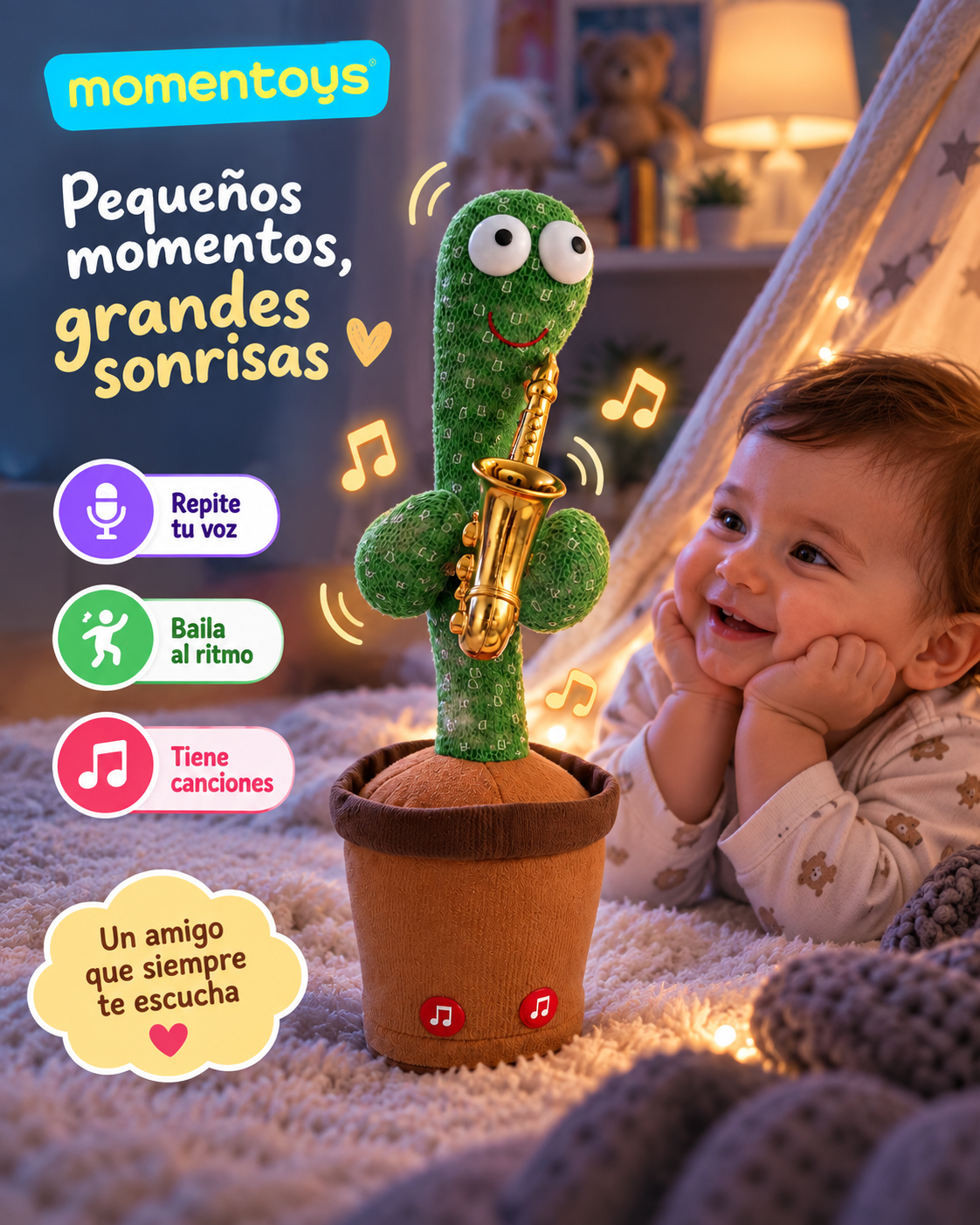 Cactus Bailarín y Hablador
