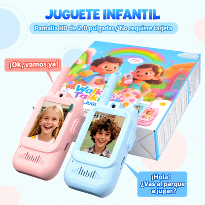 Walkie Talkie Infantil Con Video
