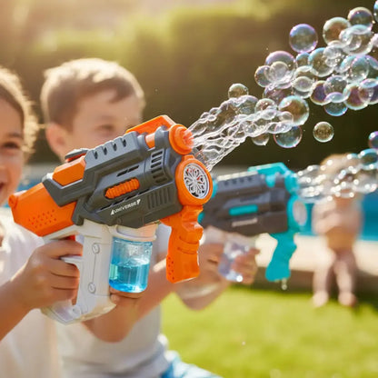 Pistola De Agua Electrica 2 En 1 Burbujero