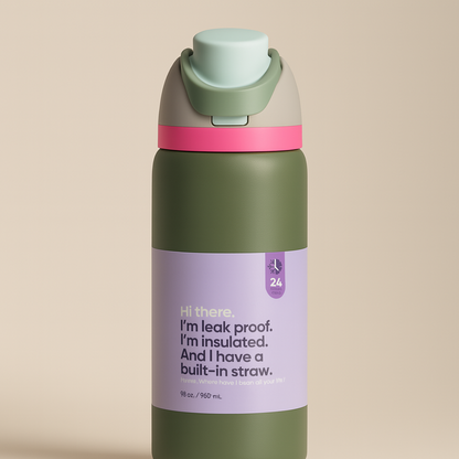 Botella Tomatodo Acero Inoxidable De 32oz 950ml