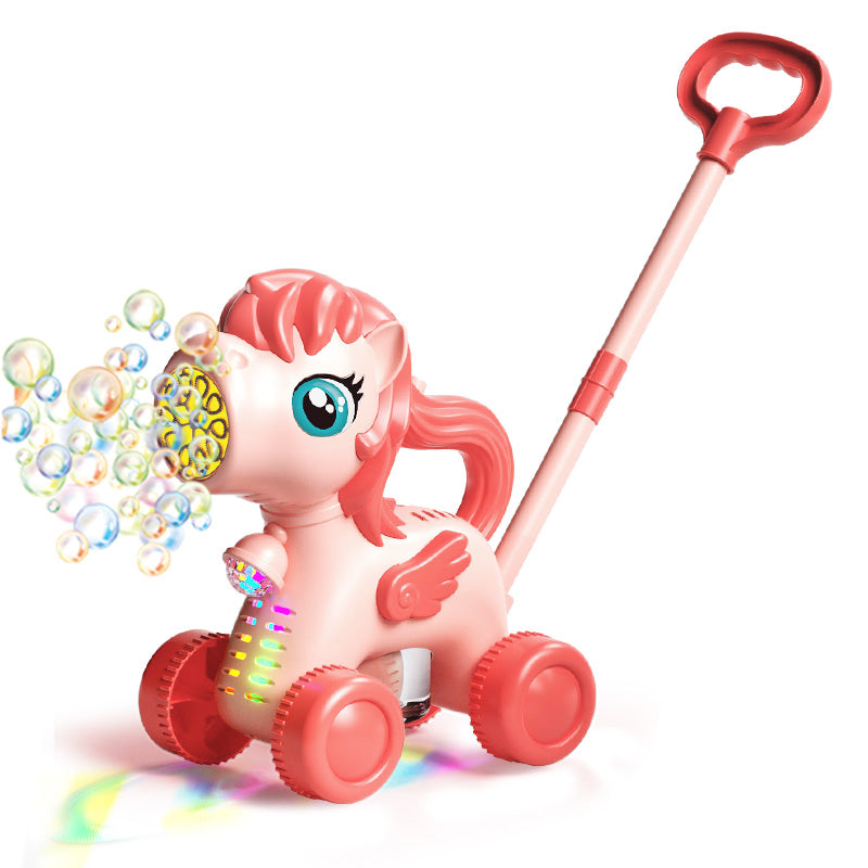 Unicornio Lanzador de Burbujas con Luces