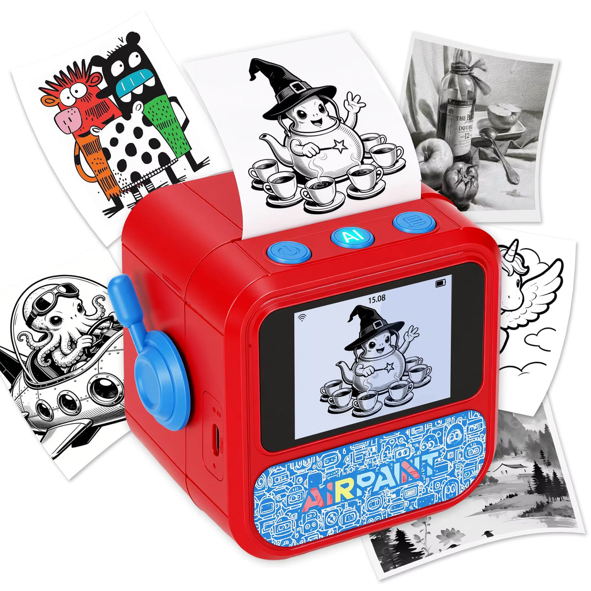 Mini Impresora Infantil Con Inteligencia Artificial